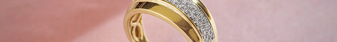 Statement Diamond Band, 14K Gold Vermeil, 1/2 ct Lab Grown Diamond-1