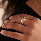 Statement Diamond Band, 14K Solid Gold, 1/2 ct Lab Grown Diamond-4