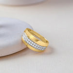 Statement Diamond Band, 14K Solid Gold, 1/2 ct Lab Grown Diamond-5