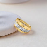 Statement Diamond Band, 14K Solid Gold, 1/2 ct Lab Grown Diamond-5