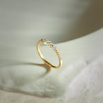 Diamond Stacker Band, 14K Solid Gold, 1/3 ct Lab Grown Diamond-1