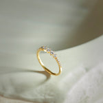 Diamond Stacker Band, 14K Solid Gold, 1/3 ct Lab Grown Diamond-6