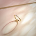 Bar Eternity Diamond Band, 10K Solid Gold, 1/2 ct Lab Grown Diamond-5