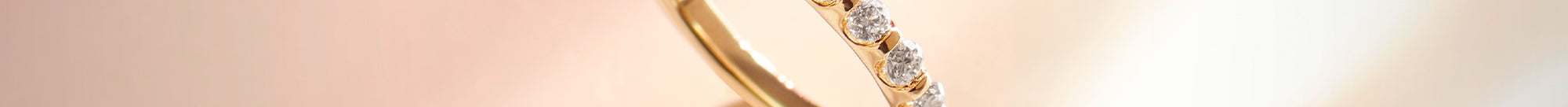 Bar Eternity Diamond Band, 10K Solid Gold, 1/2 ct Lab Grown Diamond-1