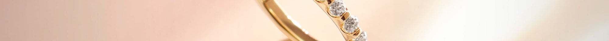 Bar Eternity Diamond Band, 10K Solid Gold, 1/2 ct Lab Grown Diamond-1