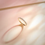 Bar Eternity Diamond Band, 10K Solid Gold, 1/2 ct Lab Grown Diamond-1