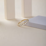 Bar Eternity Diamond Band, 10K Solid Gold, 1/2 ct Lab Grown Diamond-4