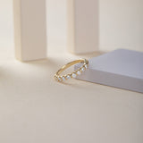 Bar Eternity Diamond Band, 10K Solid Gold, 1/2 ct Lab Grown Diamond-4