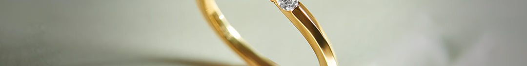 Minimal Stacker Ring, 14K Solid Gold, 1/4 ct Lab Grown Diamond-1