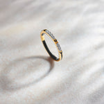 Cera Diamond Band, 14K Solid Gold, 1/5 ct Lab Grown Diamond-1