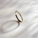 Cera Diamond Band, 14K Solid Gold, 1/5 ct Lab Grown Diamond-1