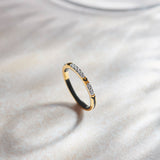 Cera Diamond Band, 14K Gold Vermeil, 1/5 ct Lab Grown Diamond-8