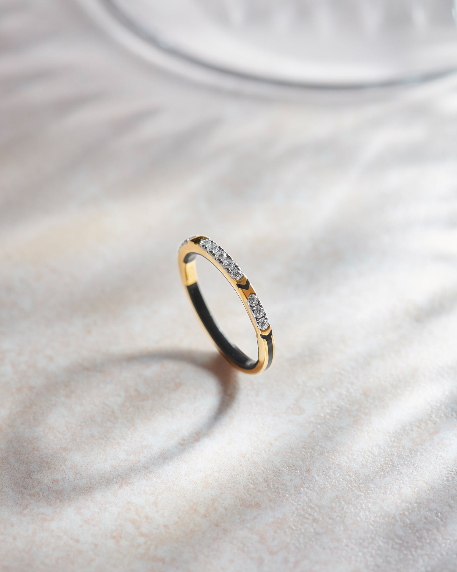 Cera Diamond Band, 14K Solid Gold, 1/5 ct Lab Grown Diamond-8