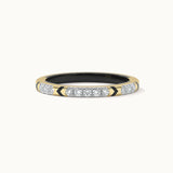 Cera Diamond Band, 14K Gold Vermeil, 1/5 ct Lab Grown Diamond-3