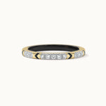 Cera Diamond Band, 14K Solid Gold, 1/5 ct Lab Grown Diamond-3