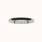 Cera Diamond Band, 14K Solid Gold, 1/5 ct Lab Grown Diamond-3