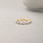 Kite Stacker Diamond Band, 14K Solid Gold, 1/3 ct Lab Grown Diamond-5