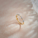 Kite Stacker Diamond Band, 14K Gold Vermeil, 1/3 ct Lab Grown Diamond-7