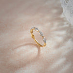Kite Stacker Diamond Band, 14K Solid Gold, 1/3 ct Lab Grown Diamond-7