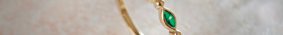 Leafy Stackable Band, 10K Solid Gold-1