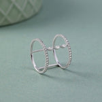 Statement Wide Band, 14K Solid Gold, 1/2 ct Lab Grown Diamond-2