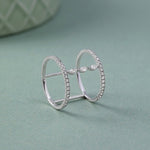 Statement Wide Band, 14K Solid Gold, 1/2 ct Lab Grown Diamond-7