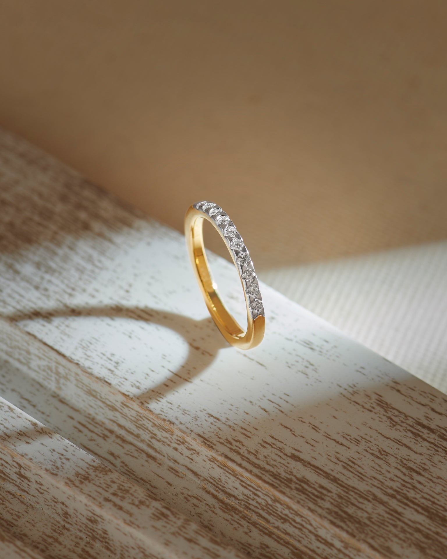 Sleek Eternity Band, 14K Gold Vermeil, 1/4 ct Lab Grown Diamond-5