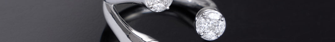 Contemporary Open Diamond Band