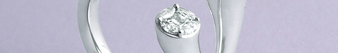 Contemporary Open Diamond Band