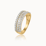 Marquise Diamond Eternity Band, 14K Solid Gold, 1 ct Lab Grown Diamond-3