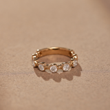 Bezel Set Station Diamond Eternity Band