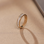 Channel Baguette Diamond Band, 14K Solid Gold, 3/4 ct Lab Grown Diamond-6