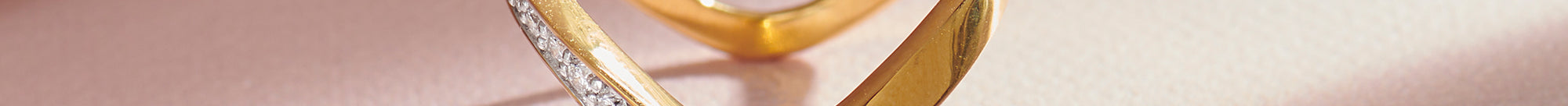 Soft Chevron Ring, 14K Gold Vermeil, 1/5 ct Lab Grown Diamond-1