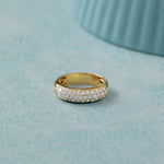 Timeless Half Eternity Band, 14K Gold Vermeil,1 ct Lab Grown Diamond-5