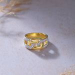 Luxe Link Diamond Band, 14K Gold Vermeil, 1/2 ct Lab Grown Diamond-5