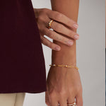 Scatter Wide Diamond Band, 14K Gold Vermeil, 1/3 ct Lab Grown Diamond-2
