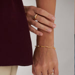 Scatter Wide Diamond Band, 14K Solid Gold, 1/3 ct Lab Grown Diamond-2