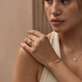Crossover Pave Diamond Band