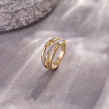 Crossover Pave Diamond Band