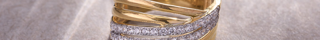 Diamond Interlace Band