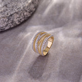 Twisted Luxe Diamond Band