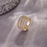 Twisted Luxe Diamond Band