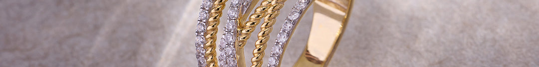 Twisted Luxe Diamond Band