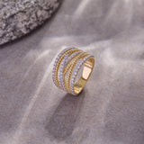 Twisted Luxe Diamond Band