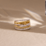 Twisted Luxe Diamond Band