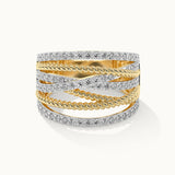 Twisted Luxe Diamond Band