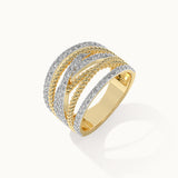 Twisted Luxe Diamond Band