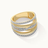 Twisted Luxe Diamond Band