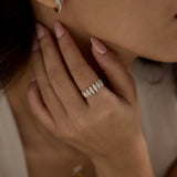 Marquise Mirage Diamond Band