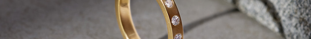 Minimalist Diamond Stackable Band